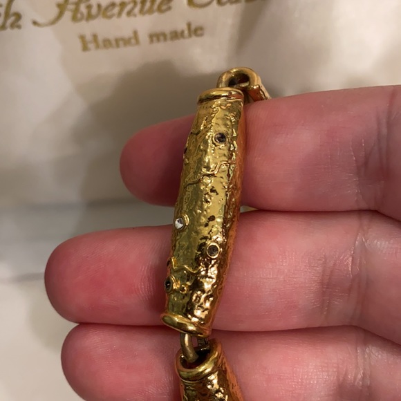 Fifth Avenue Collection Gold Collar Necklace set - Picture 4 of 5